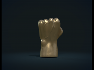 fist hand Modelo de Impressão 3D