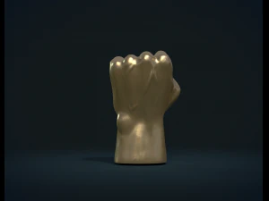 fist hand 3D Print Model