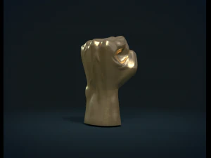 fist hand 3D Print Model