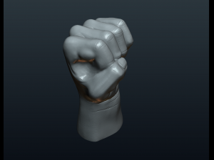 fist hand Modelo de Impressão 3D