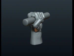 fist hand 3D Print Model
