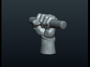 fist hand Modelo de Impressão 3D