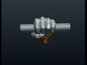 fist hand Modelo de Impressão 3D