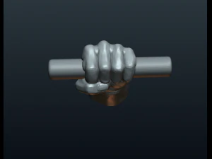 fist hand 3D Print Model