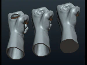 fist hand 3D Print Model