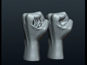 fist hand 3D Print Model