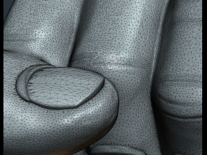 fist hand Modelo de Impressão 3D