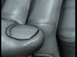 fist hand 3D Print Model