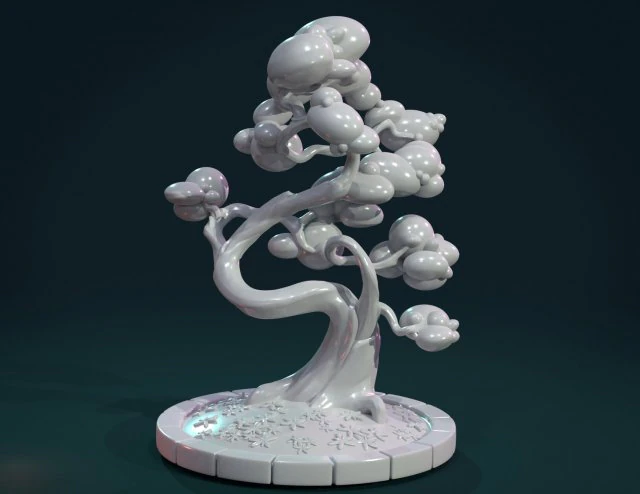 tree ii 3D Print Model .c4d .max .obj .3ds .fbx .stl .blend 