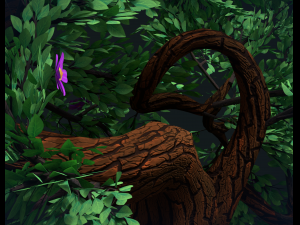 tree with flowers 3D 모델
