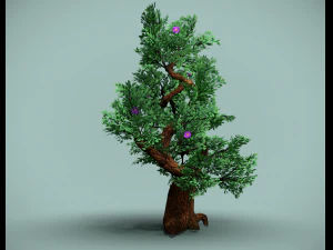 tree with flowers 3D Model