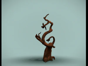 tree with flowers 3D Model