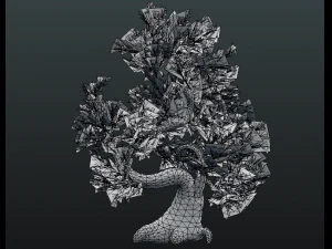 tree with flowers 3D Model