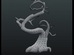 tree with flowers 3D 모델