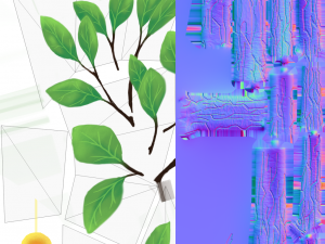 tree with flowers 3D 모델
