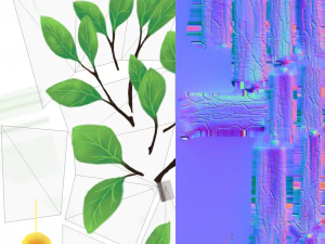 tree with flowers 3D Model