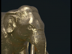 asian elephant Model do druku 3D