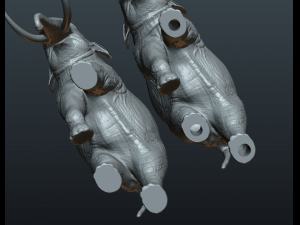 asian elephant Model do druku 3D