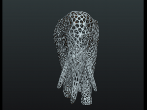 mesh elephant Modello di stampa 3D
