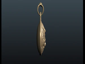 water lily pendant 3D Print Model