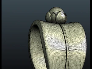 water lily pendant 3D Print Model