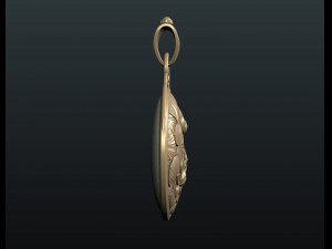 water lily pendant 3D Принт Модель