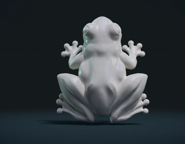 frog 3D Print Model .c4d .max .obj .3ds .fbx .stl .blend 
