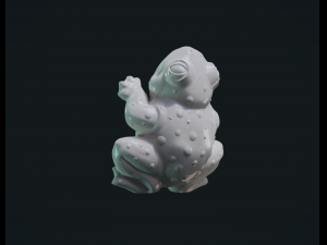 fat frog 3D प्रिंट मॉडल