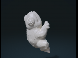 fat frog 3D प्रिंट मॉडल