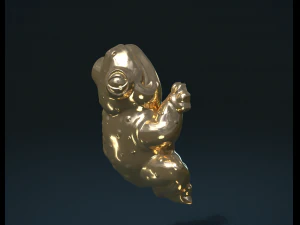 fat frog 3D Print Model
