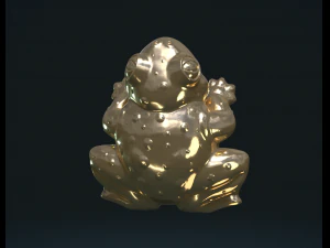 fat frog 3D Print Model