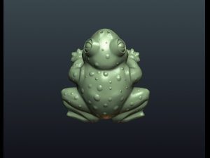 fat frog 3D प्रिंट मॉडल