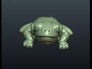 fat frog 3D प्रिंट मॉडल