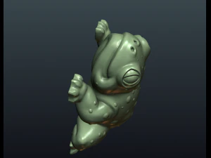 fat frog 3D Print Model