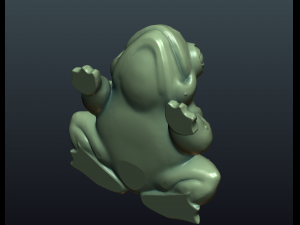 fat frog 3D प्रिंट मॉडल