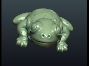 fat frog 3D प्रिंट मॉडल