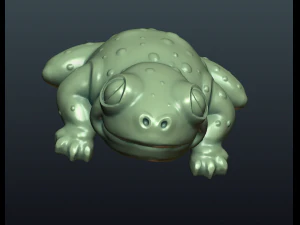 fat frog 3D Print Model