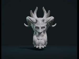 demon head 3D Print Model