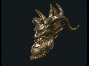 demon head Model do druku 3D
