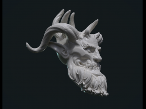 demon head Model do druku 3D