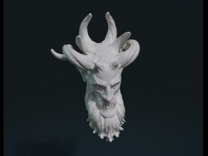 demon head Model do druku 3D