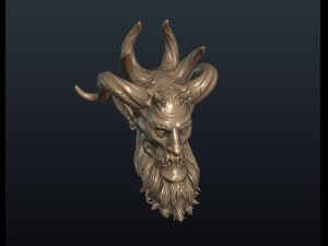 demon head Model do druku 3D