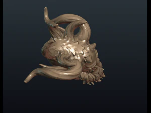 demon head 3D Print Model