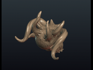 demon head Model do druku 3D