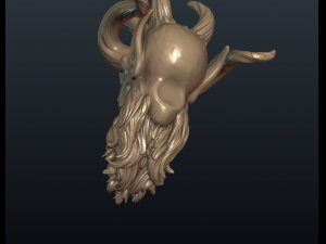 demon head Model do druku 3D