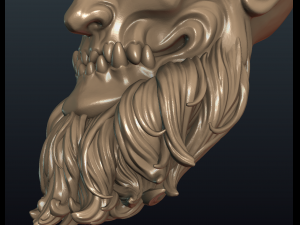demon head Model do druku 3D