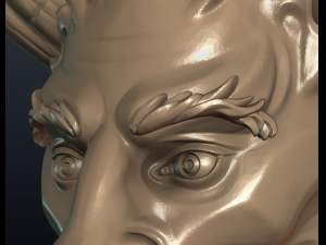 demon head Model do druku 3D