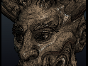 demon head Model do druku 3D