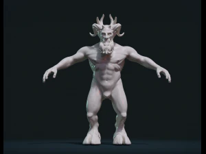 Dämonenfigur 3D Modell