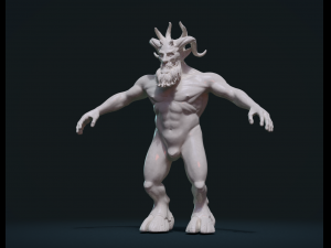 demon figure 3D Model